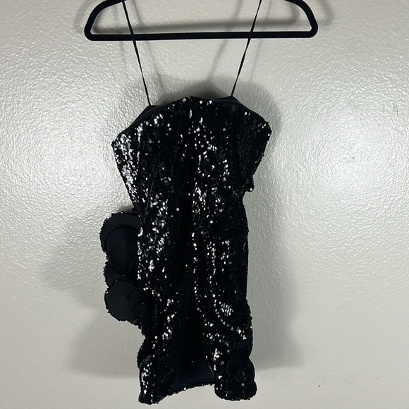 Michael Costello X REVOLVE Kailani Mini Dress in Black - Picture 7 of 7